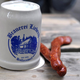 Lieberth’s Kellerbier from Hallerndorf, Germany. Also, sausage.
